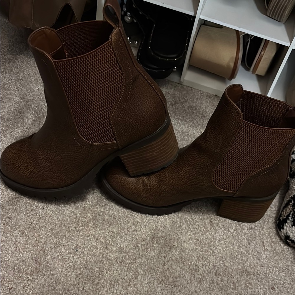 Brown Ankle Boots